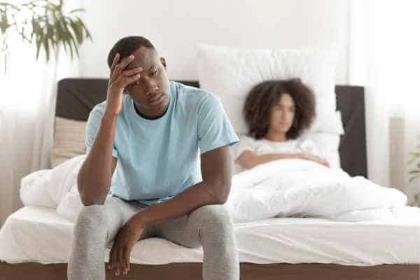Man upset about ED symptoms Buxton
