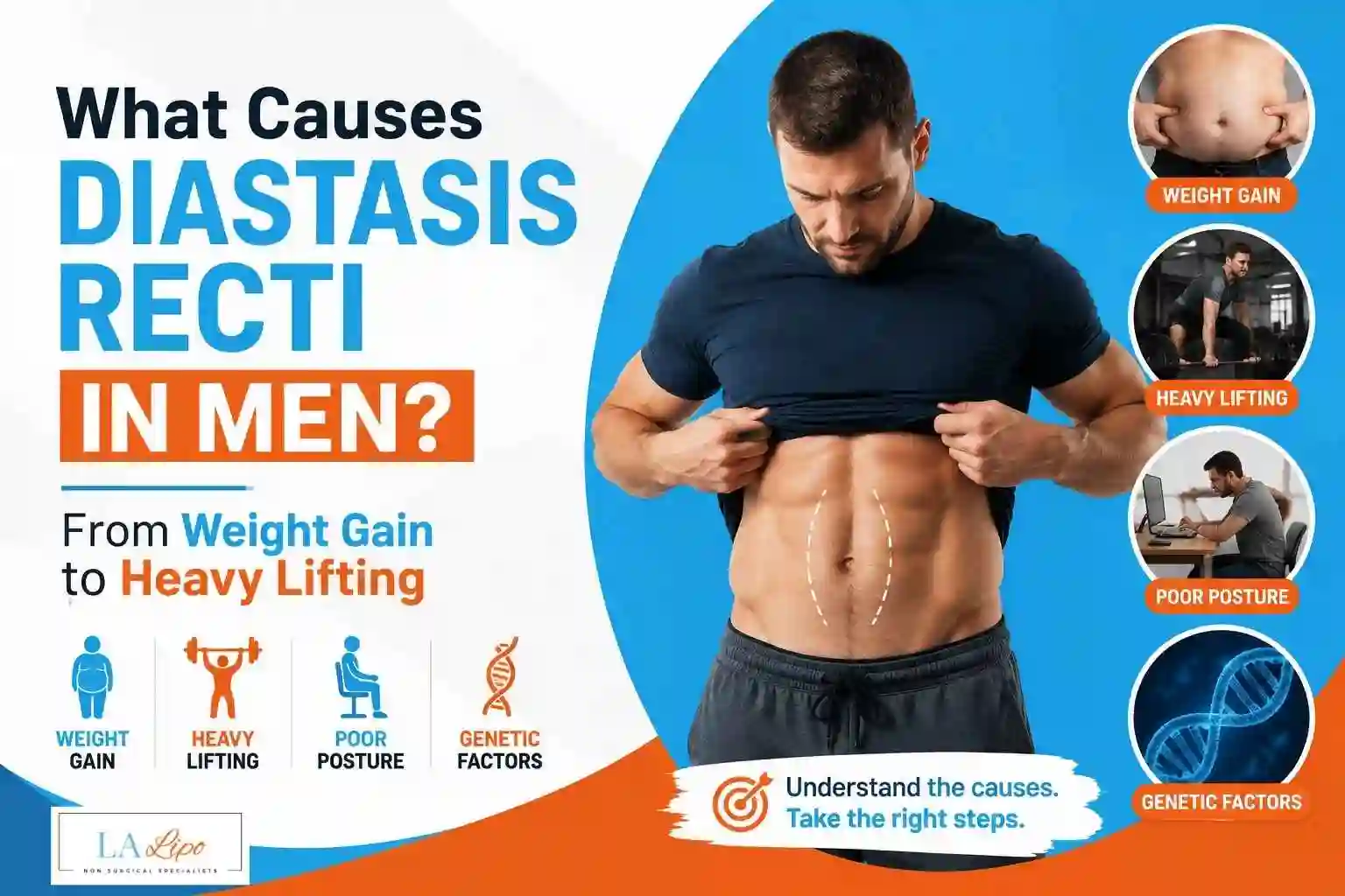 What Causes Diastasis Recti in Men? From Weight Gain to Heavy Lifting Buxton